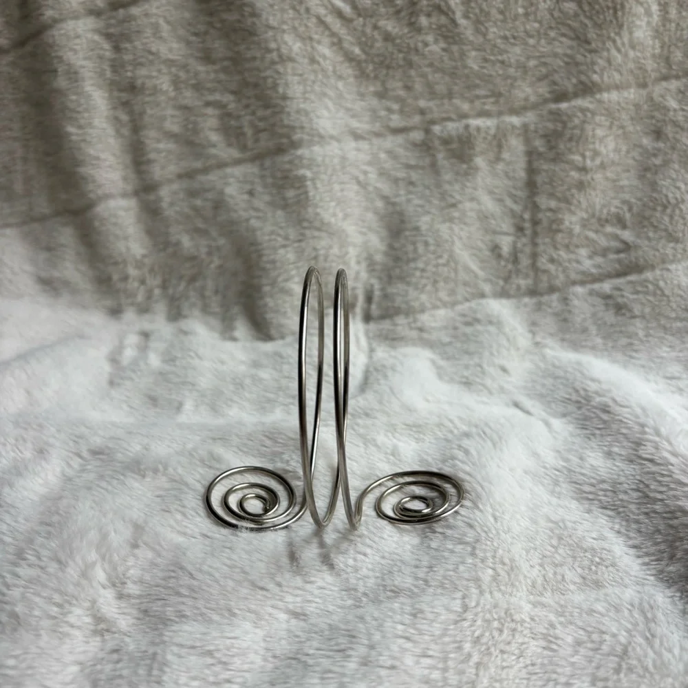 Silver Spiral Arm Cuff Bracelet Upper Armband Adjustable Statement Festival - Picture 6 of 6